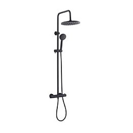 Colonne douche mitigeur thermostatique Pagan - Noir