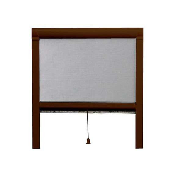 Store moustiquaire enroulable - Blanc - 125x160cm