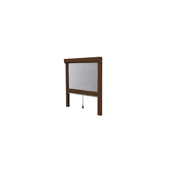 Store moustiquaire enroulable - Marron - 180x160cm