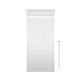 Volet roulant tirage direct recoupable - Aluminium blanc - 220x100cm