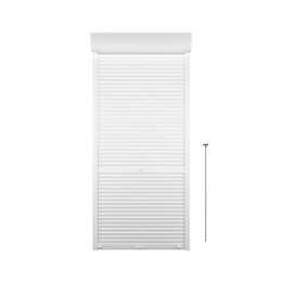 Volet roulant tirage direct recoupable - Aluminium blanc - 220x100cm