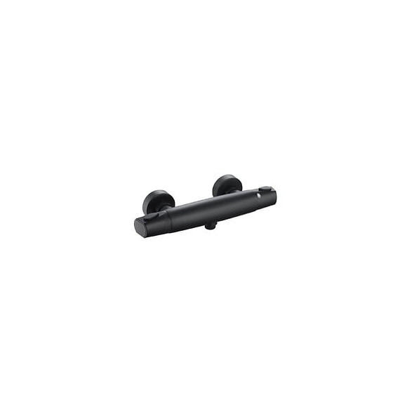 Mitigeur thermostatique douche Nanka - Noir mat