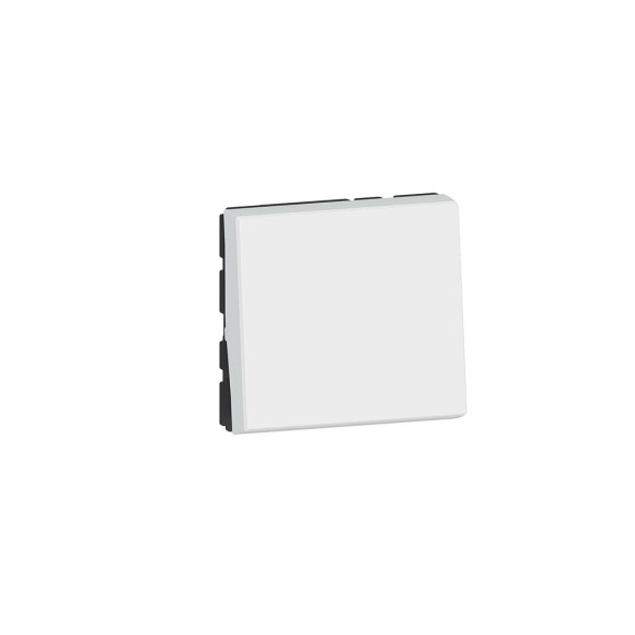 Interrupteur ou va-et-vient Mosaic Easy-Led 10A 2 modules - blanc