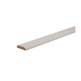 Chant plat arrondi MDF blanc 10x50 L.2.44m