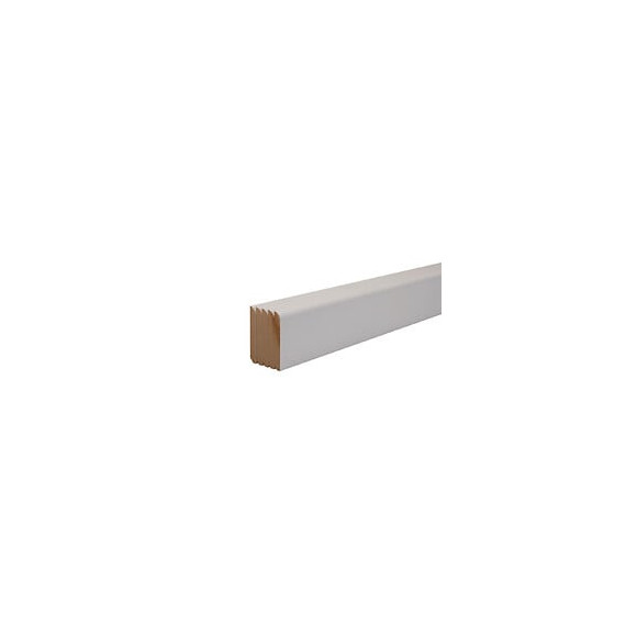 Plinthe arrondie MDF Blanc 10x70 L.2m Lot de 5