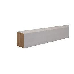 Plinthe MDF Blanc 10x70 L.2m Lot de 5