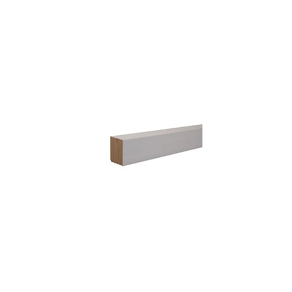 Plinthe MDF Blanc 10x70 L.2m Lot de 5