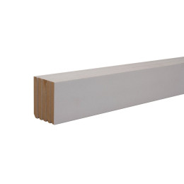 Plinthe MDF Blanc 10x70 L.2m Lot de 5