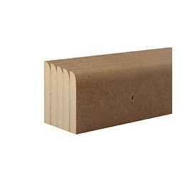 Plinthe réversible MDF 10x70 L.2m Lot de 5