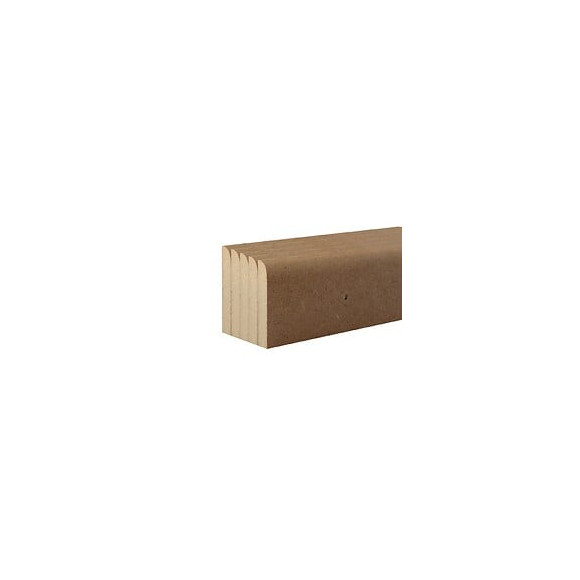 Plinthe réversible MDF 10x70 L.2m Lot de 5