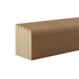 Plinthe réversible MDF 10x70 L.2m Lot de 5