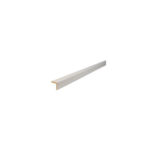 Angle arrondi MDF Blanc 34x34 L.2.44m