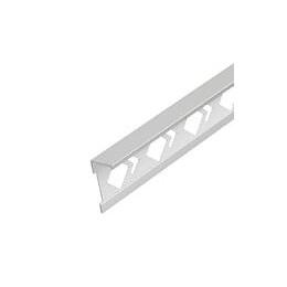 Profile arret 12.5mm equerre alu argent mat 2m50