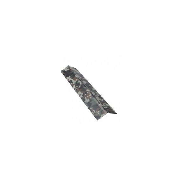 Faîtière double pan 1 m pour plaque nervurée acier laqué Camouflage L : 1 m