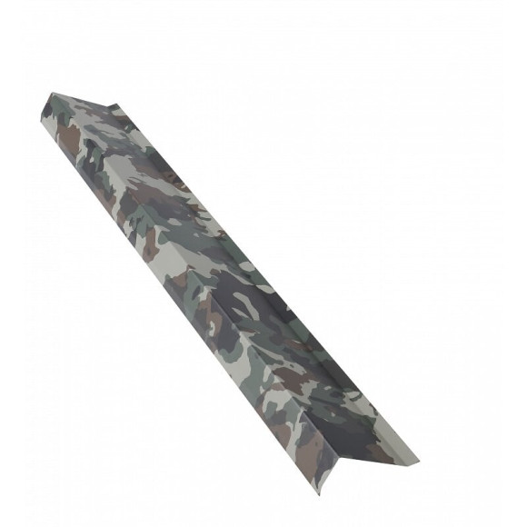 Rive de 1 mètre pour plaque nervurée acier laqué Camouflage L : 1 m