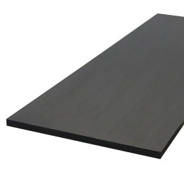 Tablette mélaminé Elegant Black 1200 x 300 x 18 mm . - PEFC 70%