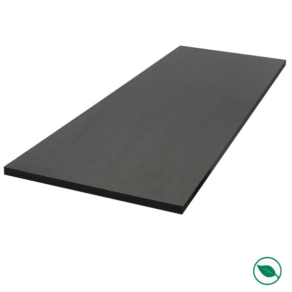 Tablette mélaminé Elegant Black 1200 x 300 x 18 mm . - PEFC 70%