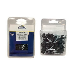 Kit de 50 fixations pour panneau tuile anthracite