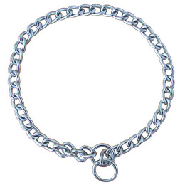 Collier metal gourmette 70 cm pour chien