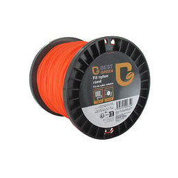 Bobine fil nylon rond 160mm x 182m