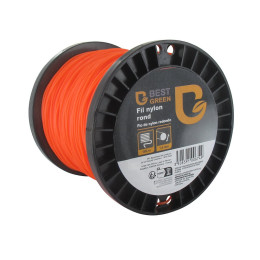 Bobine fil nylon rond 160mm x 182m