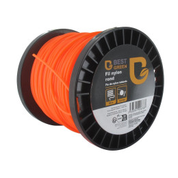 Fil nylon - Rond - Orange -  24mmx86M