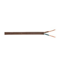 Câble électrique H03WH2-F marron 2x0.75mm2 - L.10m