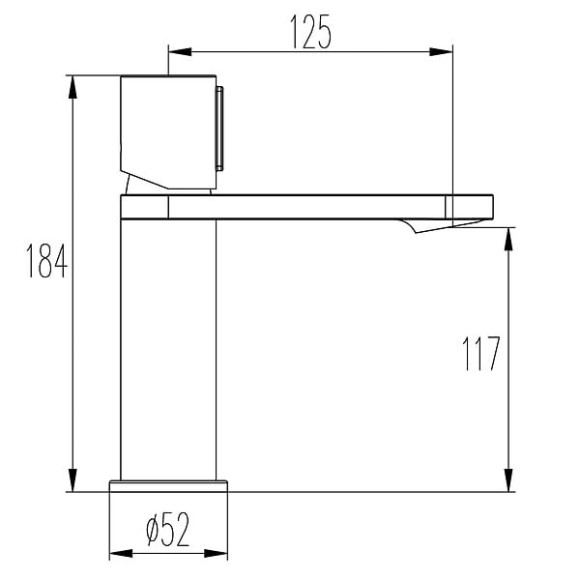 Mitigeur de Lavabo Chromé LEMINA by Eurosanit