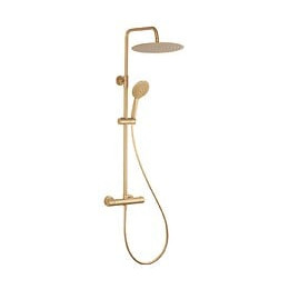 Colonne de Douche avec Mitigeur Thermostatique finition Gold PALOMA by Eurosanit