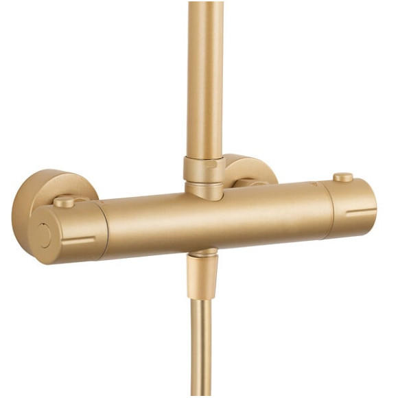 Colonne de Douche avec Mitigeur Thermostatique finition Gold PALOMA by Eurosanit