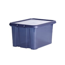 BOITE DE RANGEMENT FUNNY BOX 18 LITRES BLEU