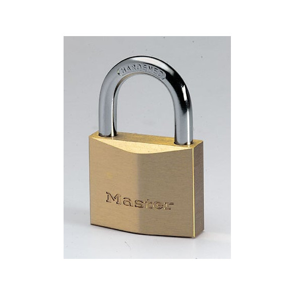 Cadenas cémenté en laiton massif 40mm anse d.6xh.24mm 4 clés