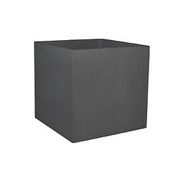 Pot de fleurs carré 50x50 - Graphit - 57L - gris anthracite