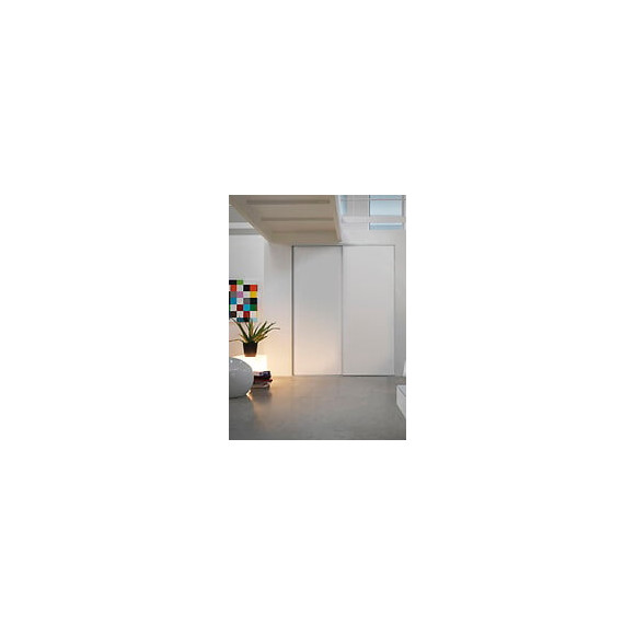 Porte de placard pack 2 vantaux - Blanc - 180x250cm