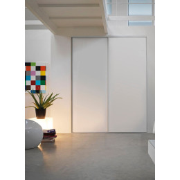 Porte de placard pack 2 vantaux - Blanc - 180x250cm