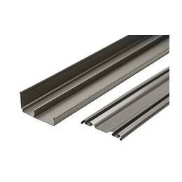 Rails pour porte de placard - Haut - bas - Vermeil - 360cm