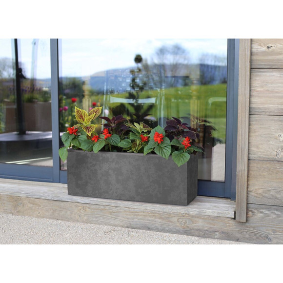 Balconnière Basalt Up gris anthracite 25 litres