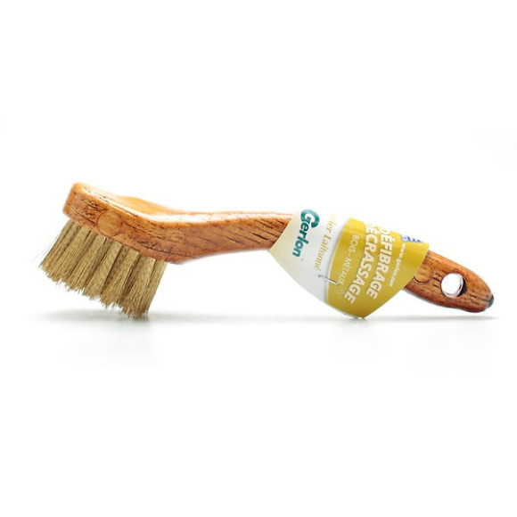 BROSSE CIRCULAIRE A MANCHE - ACIER LAITONNE