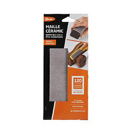 2 FEUILLES 93X230 MM MAILLE GRAIN 120