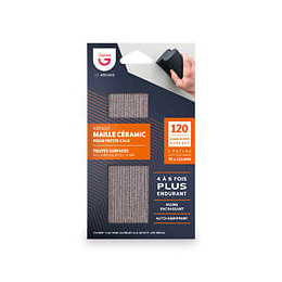 Recharge 3 patins maille ceramic 70x125mm grain 120