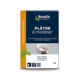 Plâtre à  modeler 1 kg BOSTIK