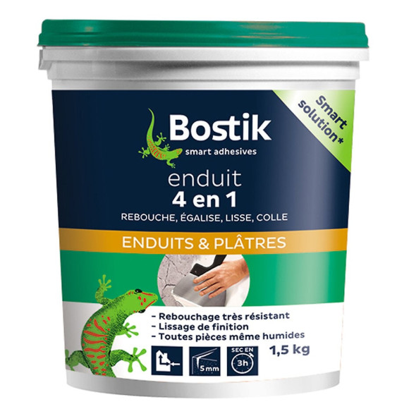 Enduit 4 en 1 pâte 15 kg BOSTIK