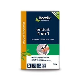 Enduit 4 en 1 poudre 15 kg BOSTIK