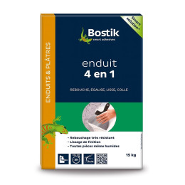 Enduit 4 en 1 poudre 15 kg BOSTIK