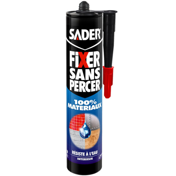 Sader fixer sans percer 100% materiaux cartouche 290ml