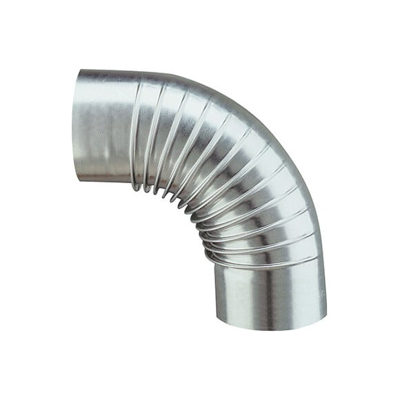 Coude aluminié 90° diamètre 153mm