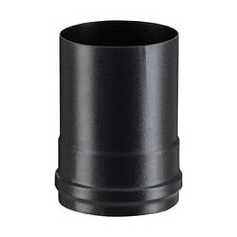 Adaptateur émaillé femelle-femelle - Noir - Mat - D8cm