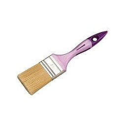 Pinceau plat bi-mat peinture velours largeur 40mm