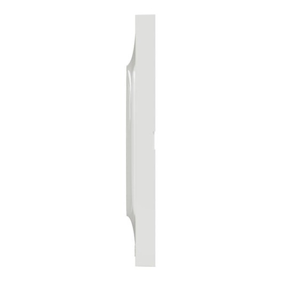 Odace Styl -  plaque - blanc - 2 postes horizontaux ou verticaux entra