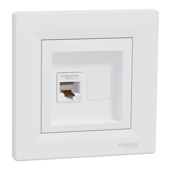 Asfora - Prise RJ45 cat. 5 STP - Blanc